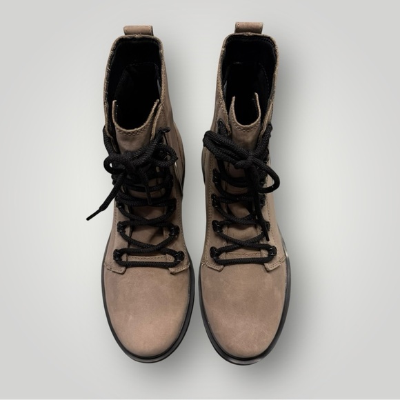 SOREL LENNOX LACE WATERPROOF BOOT IN TAUPE SZ 10 - Picture 5 of 14